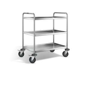 BPro SW 8 x 5-3 Serveerwagen, met 3-plateaus 800 x 500 mm
