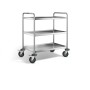 BPro SW 8 x 5-3 Serveerwagen, met 3-plateaus 800 x 500 mm