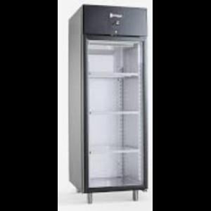 Koelkast zwart met glasdeur Samaref DE 700 P RF PV BK