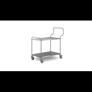 Hupfer SW 8x5/2 ERGO Serveerwagen met 2-plateaus 800 x 500 mm.