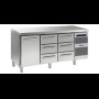 Gram K1807 CSG A DL/3D/3D L2 Koelwerkbank met deur en laden 1/1GN