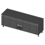 Koelwerkbank FPR-E404-233/70/90 - 4 deuren + 1 lade 1/1GN