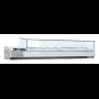 Opzetsaladiere 1/2 + 3x 1/3 GN met glasopbouw