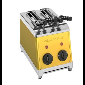 Milan Toast Tosti-apparaat 2 tangs Goud