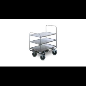 Hupfer SSW 8x5/3 ERGO Serveerwagen met 3-plateaus 800 x 500 mm.