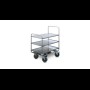 Hupfer SSW 8x5/3 ERGO Serveerwagen met 3-plateaus 800 x 500 mm.