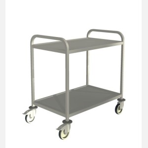 Credo SW 9x6-2 Serveerwagen met 2-plateaus 900 x 550 mm.
