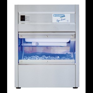 Wessamat W51W IJsblokjesmachine met bunker - watergekoeld