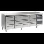 Gram K2207 CSG A 3D/3D/3D/3D L2 Koelwerkbank met laden 1/1GN