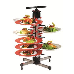 Bordenrek "Plate Mate" TM 12 tafelmodel 12 borden