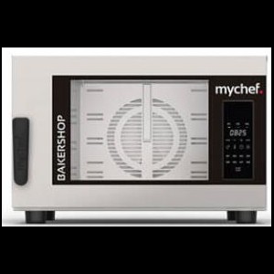 Mychef Bakershop 4 (600 x 400 mm.) bake-off oven met vochtinjectie, draaideur