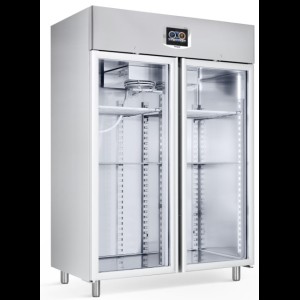 Dubbeldeurs droog-/kruidenkast met glasdeur Samaref Superieur STX 1400 PV