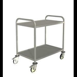 Credo SW 7x5-2 Serveerwagen met 2-plateaus 700 x 500 mm.
