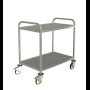 Credo SW 7x5-2 Serveerwagen met 2-plateaus 700 x 500 mm.