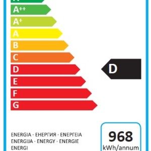 Koelkast met glasdeur Samaref DE 700 P RF PV