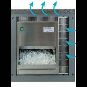 Wessamat W31LE IJsblokjesmachine met bunker - inbouwmodel