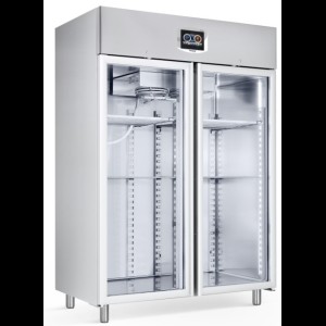 Dubbeldeurs droog-/kruidenkast met glasdeur Samaref Superieur STX 1400 RF PV
