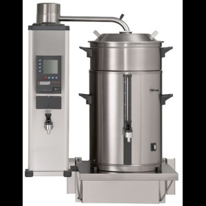Koffiezetmachine met wateraansluiting. Wandbevestiging. Bravilor B10 HW W L/R- 400 Volt