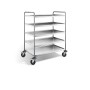 BPro SW 10 x 6-5 BASIC Serveerwagen, met 5-plateaus 1000 x 600 mm
