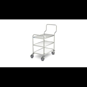 Hupfer SW 8x5/3 ERGO Serveerwagen met 3-plateaus 800 x 500 mm.