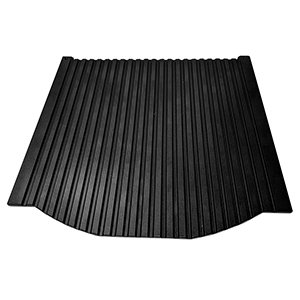 Lainox OPRG grillplaat - geribd (305x295x5mm)