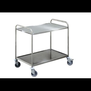 Hupfer SW 6x4/2 standaard Serveerwagen met 2-plateaus 600 x 400 mm.