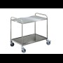 Hupfer SW 6x4/2 standaard Serveerwagen met 2-plateaus 600 x 400 mm.