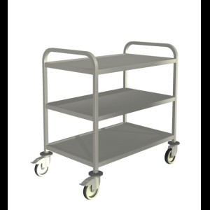 Credo SW 9x6-3 Serveerwagen met 3-plateaus 900 x 550 mm.