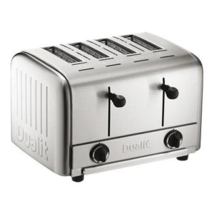 Dualit 310.013 toaster 4-slots  AUTO POP-UP geanodiseerd
