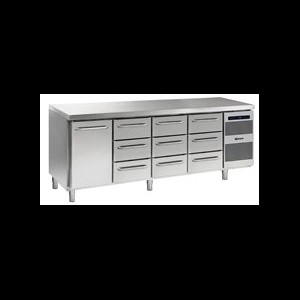 Gram K2207 CSG A DL/3D/3D/3D L2 Koelwerkbank met deur en laden 1/1GN