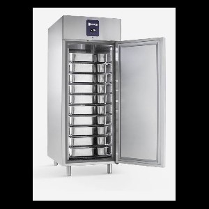 Vrieskast tbv opslag schepijs - 901 ltr. 5 plateaus x 7 bakken per plateau