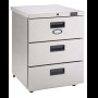 Foster HR150D koelkast onderbouw met laden rvs