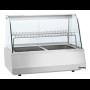Bartscher 305051 Warmhoudvitrine 2/1GN met rond aflopende voorruit