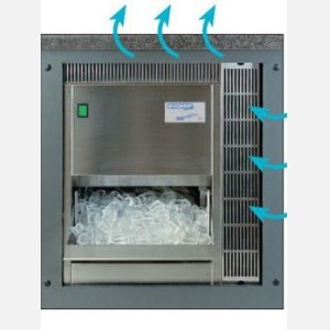 Wessamat W21LE IJsblokjesmachine met bunker - inbouwmodel