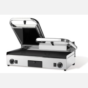 Milan Toast Contactgrill glas keramisch DUBBEL GERIBD+GERIBD/GERIBD