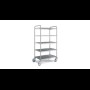 Hupfer SW 8x5/5 standaard Serveerwagen met 5-plateaus 800 x 500 mm.
