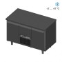 Koelwerkbank FP0-E202-130/70/90 - 2 deuren + 1 lade 1/1GN