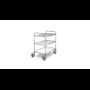 Hupfer SW 6x4/3 standaard Serveerwagen met 3-plateaus 600 x 400 mm.