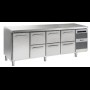 Gram K2207 CSG A DL/2D/2D/2D L2 Koelwerkbank met deur en laden 1/1GN