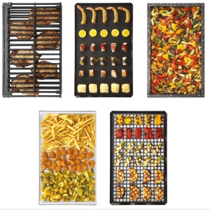 Restaurant grill set, 6 grillplaten