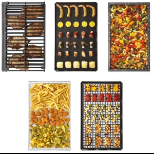 Restaurant grill set, 6 grillplaten