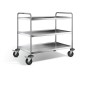 BPro SW 10 x 6-3 BASIC Serveerwagen, met 3-plateaus 1000 x 600 mm