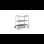 Hupfer SW 10x6/3 standaard Serveerwagen met 3-plateaus 1000 x 600 mm.
