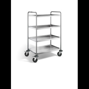 BPro SW 8 x 5-4 Serveerwagen, met 4-plateaus 800 x 500 mm