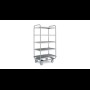 Hupfer SSW 10x6/5 verzwaard Serveerwagen met 5-plateaus 1000 x 600 mm.