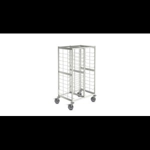 Hupfer TAWEDEL-2/20 L-GN Afruimwagen 2-delig 10 niveaus roestvrijstaal