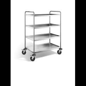 BPro SW 9 x 6-4 Serveerwagen, met 4-plateaus 900 x 550 mm