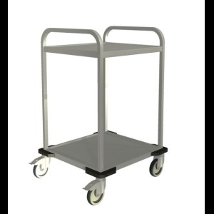 Credo Acino-2 Serveerwagen met 2-plateaus 605 x 570 mm.