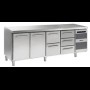Gram K2207 CSG A DL/DL/2D/3D L2 Koelwerkbank met deuren en laden 1/1GN