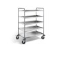 BPro SW 9 x 6-5 Serveerwagen, met 5-plateaus 900 x 550 mm